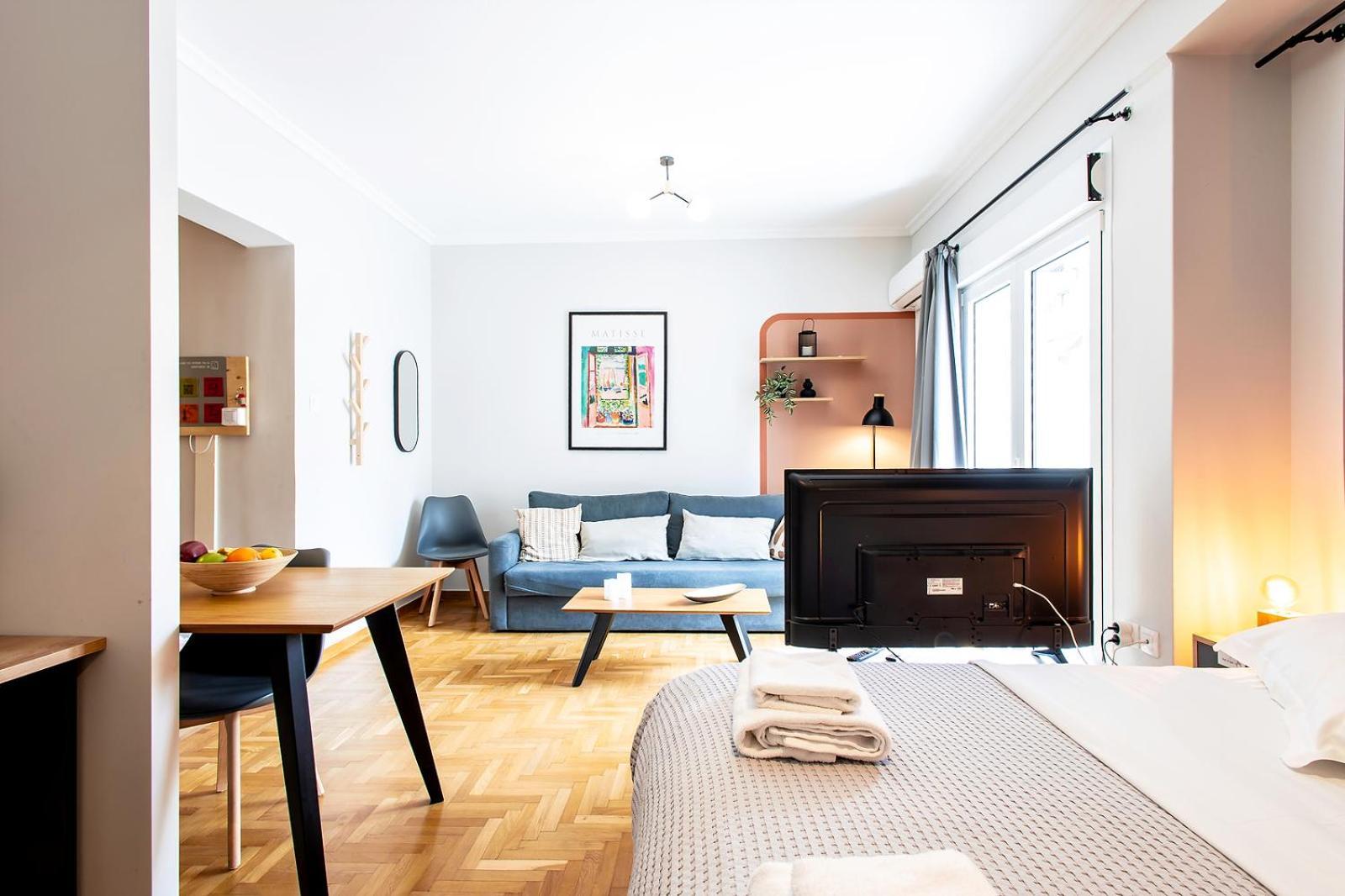 Aris123 By Smart Cozy Suites - Apartments In The Heart Of Athens - 5 Minutes From Metro - Available 24Hr ภายนอก รูปภาพ